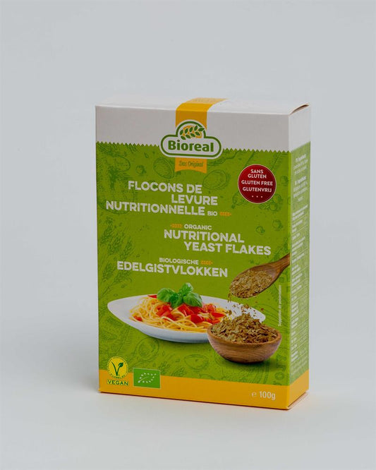 Bioreal_Organic Nutritional Yeast Flakes 100g (gluten-free)-Pack of 2