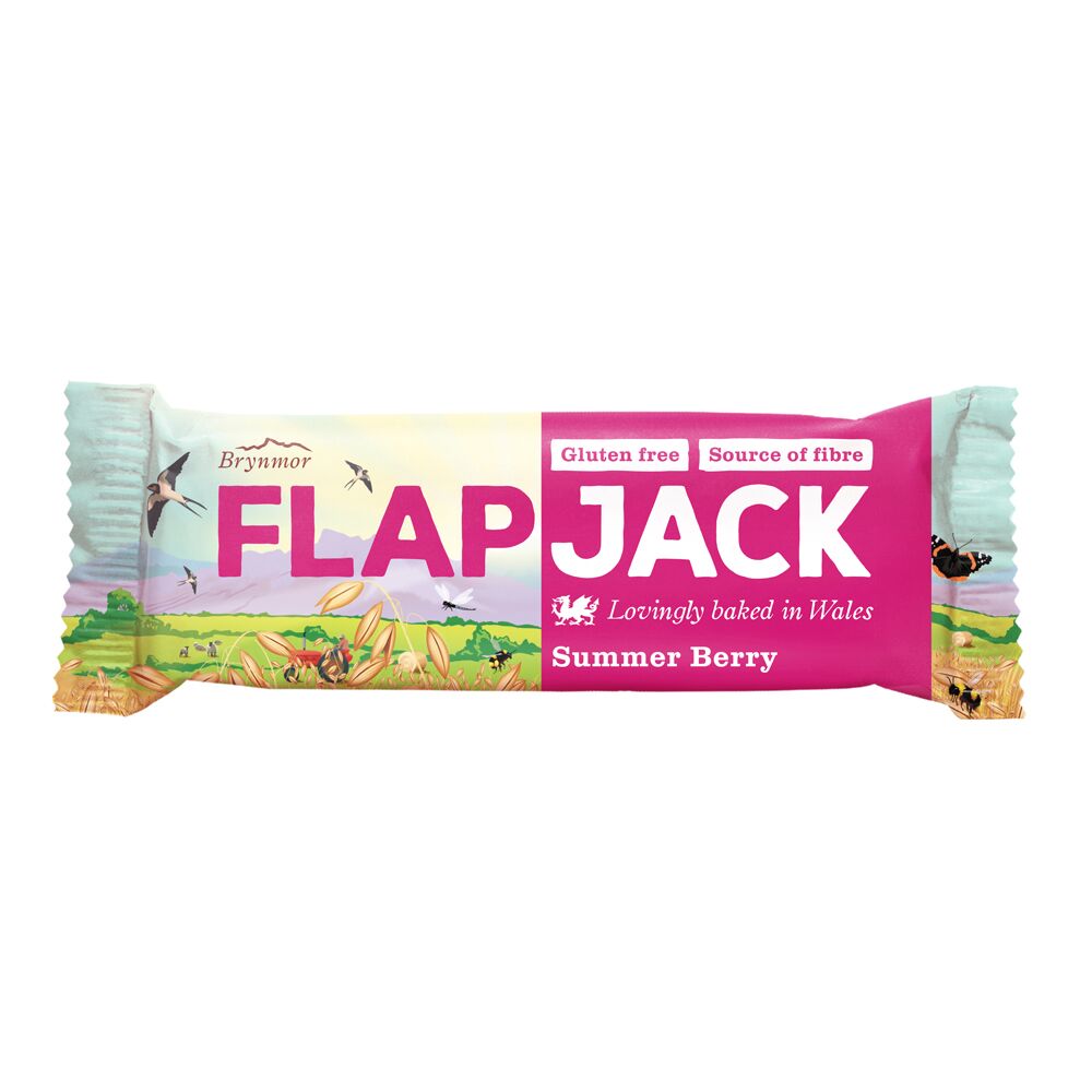 Brynmor_Summer Berry Flapjack 80g-Pack of 20