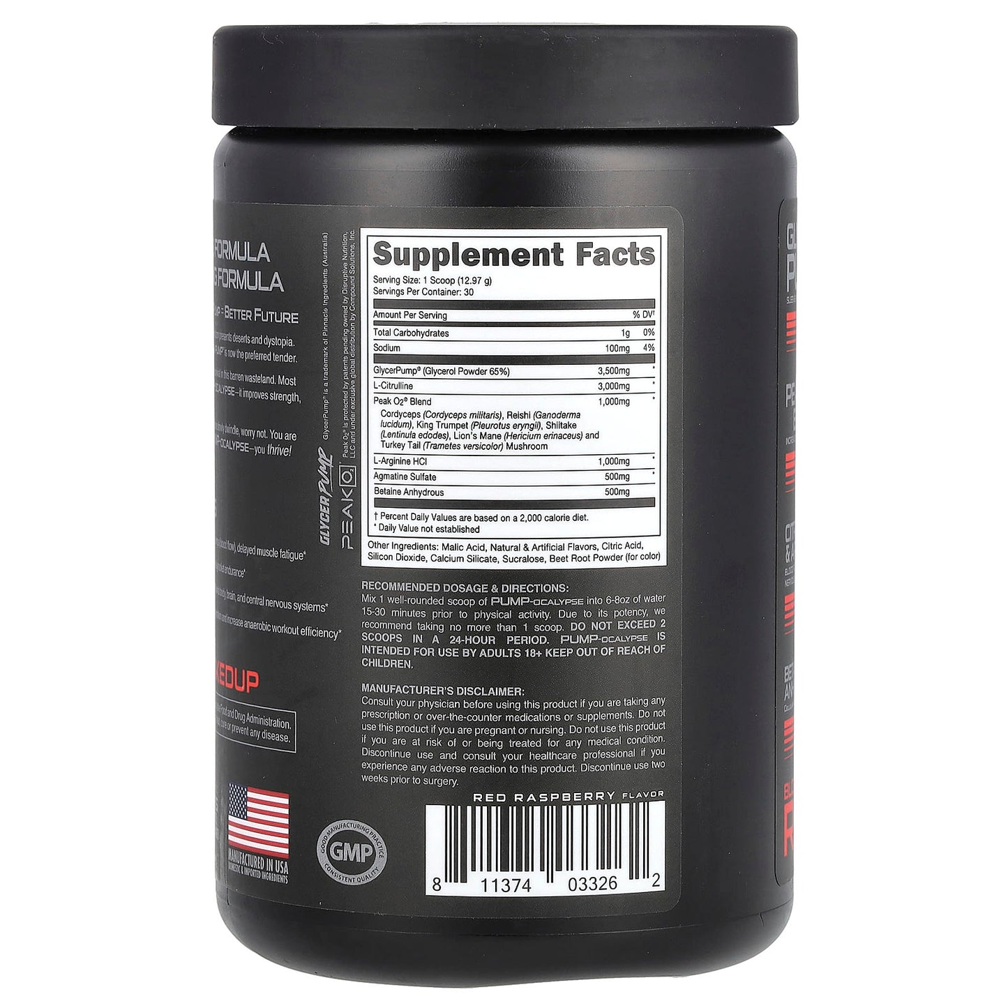 Bucked Up PUMP-ocalypse 375g Blood Raz