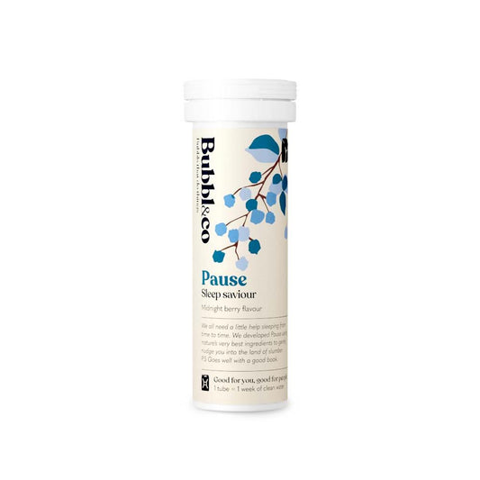 Bubbl&Co_Pause- Sleep Saviour. 10 tablets per tube.