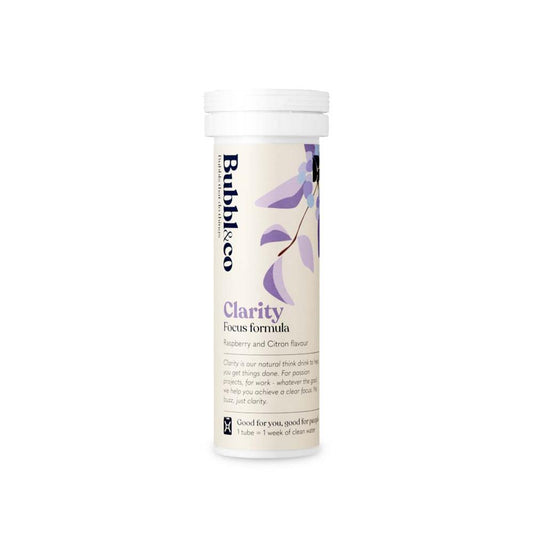 Bubbl&Co_Clarity Focus formula. 10 tablets per tube.