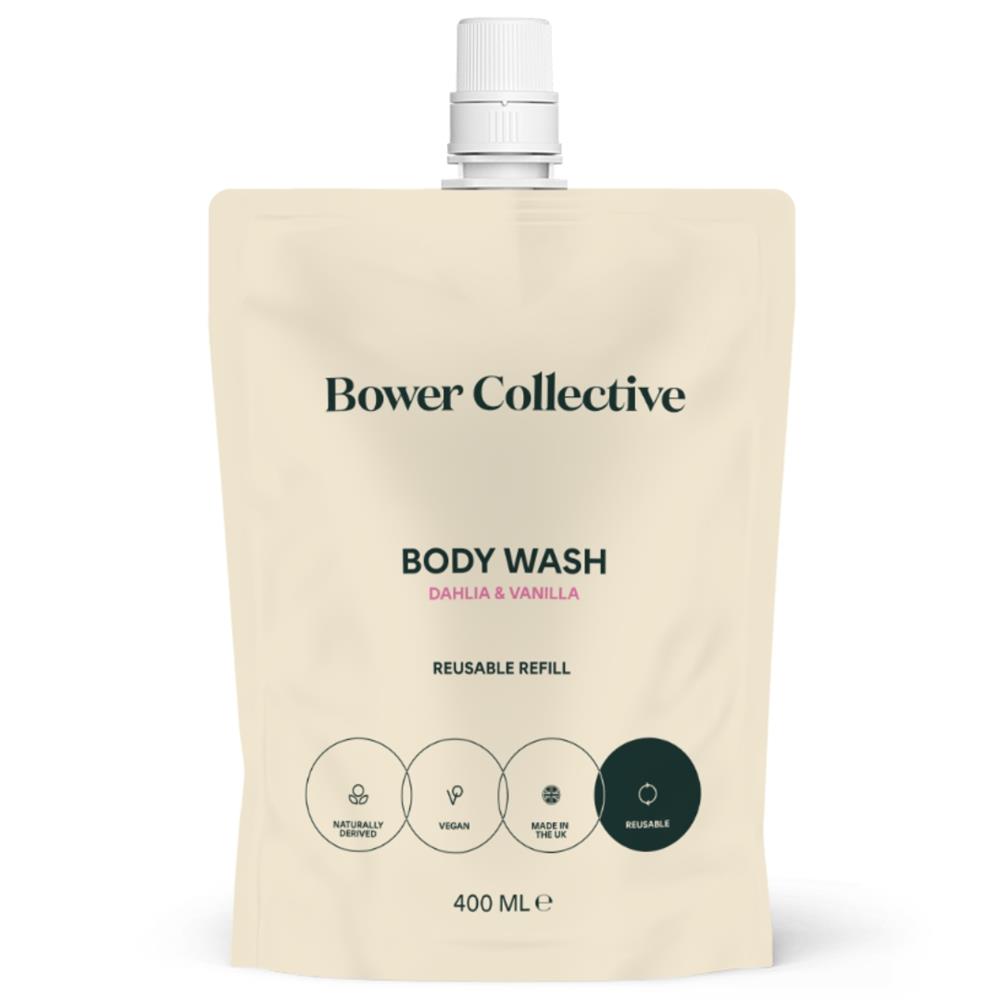 Bower Collective_Dahlia & Vanilla Bower Natural Body Wash Refill 400ml