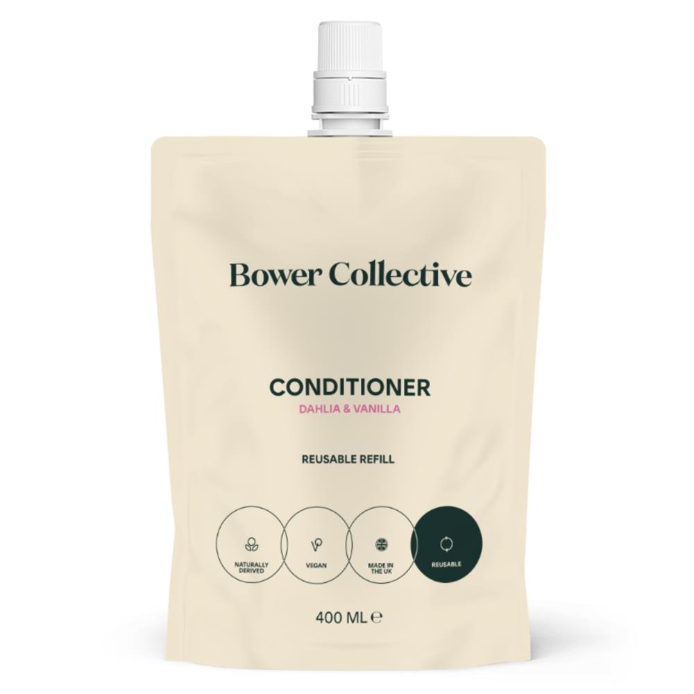 Bower Collective_Dahlia & Vanilla Bower Natural Conditioner Refill 400ml