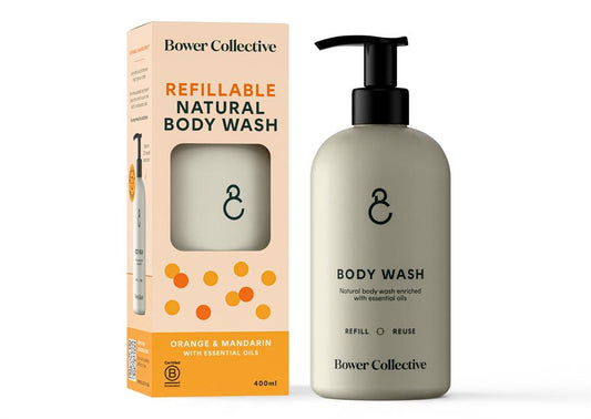 Bower Collective_Starter Pack - Body Wash - Orange & Mandarin 400ml