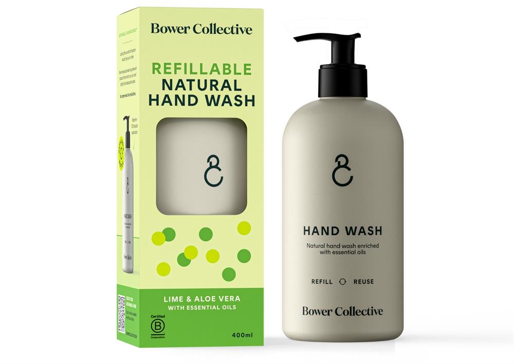 Bower Collective_Starter Pack - Hand Wash - Lime & Aloe Vera 400ml