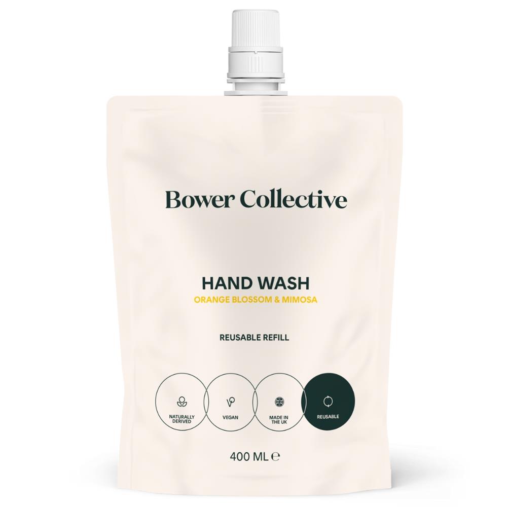Bower Collective_Orange Blossom & Mimosa Bower Natural Hand Wash Refill 400ml