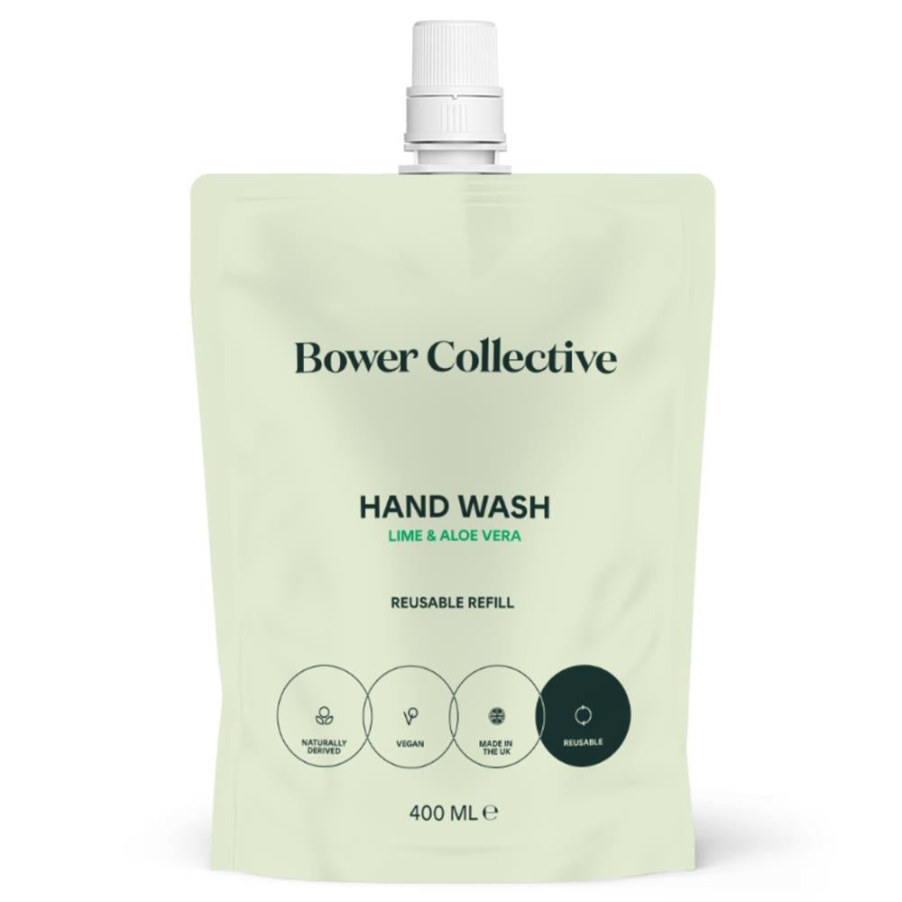 Bower Collective_Lime & Aloe Vera Bower Natural Hand Wash Refill 400ml