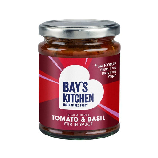 Bays Kitchen_Tomato & Basil Stir-in Sauce Low FODMAP Vegan 260g-pack of 2
