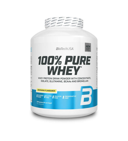 BioTech USA 100% Pure Whey 2.27kg Banana