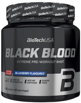 BioTech USA Black Blood CAF+ 300g Blue Grape
