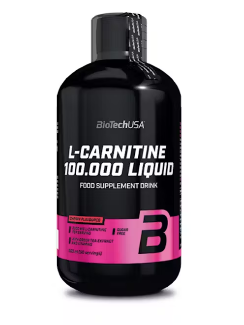 BioTech USA L-Carnitine 100.000 Liquid 500ml Apple