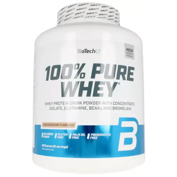 BioTech USA 100% Pure Whey 2.27kg Banana