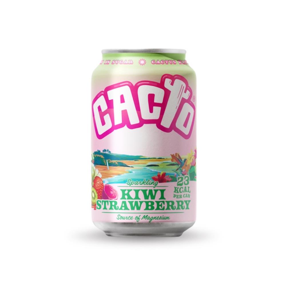 Cacto Drinks_Sparkling Kiwi & Strawberry Cactus Water 330ml-pack of 4
