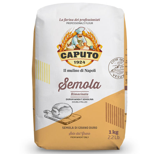 Caputo_Durum Wheat Semola 1kg-Pack of 2