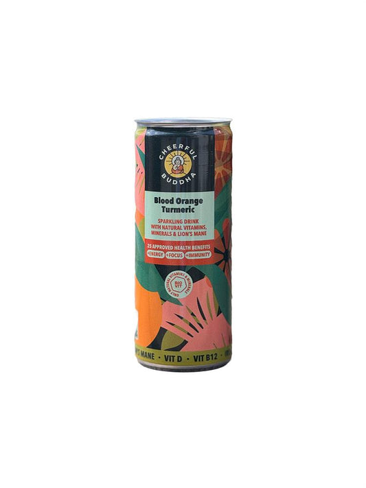 Cheerful Buddha_Orange and Turmeric Mushroom Sparkling Drink 250m-pack of 12