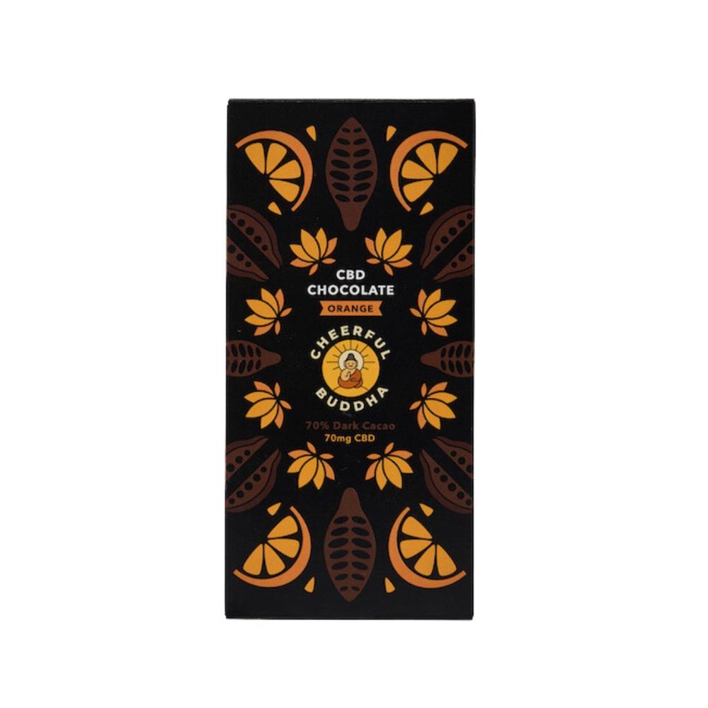 Cheerful Buddha_CBD Infused Chocolate (Orange) - 70g