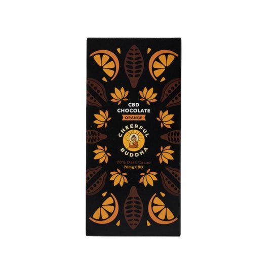 Cheerful Buddha_CBD Infused Chocolate (Orange) - 70g