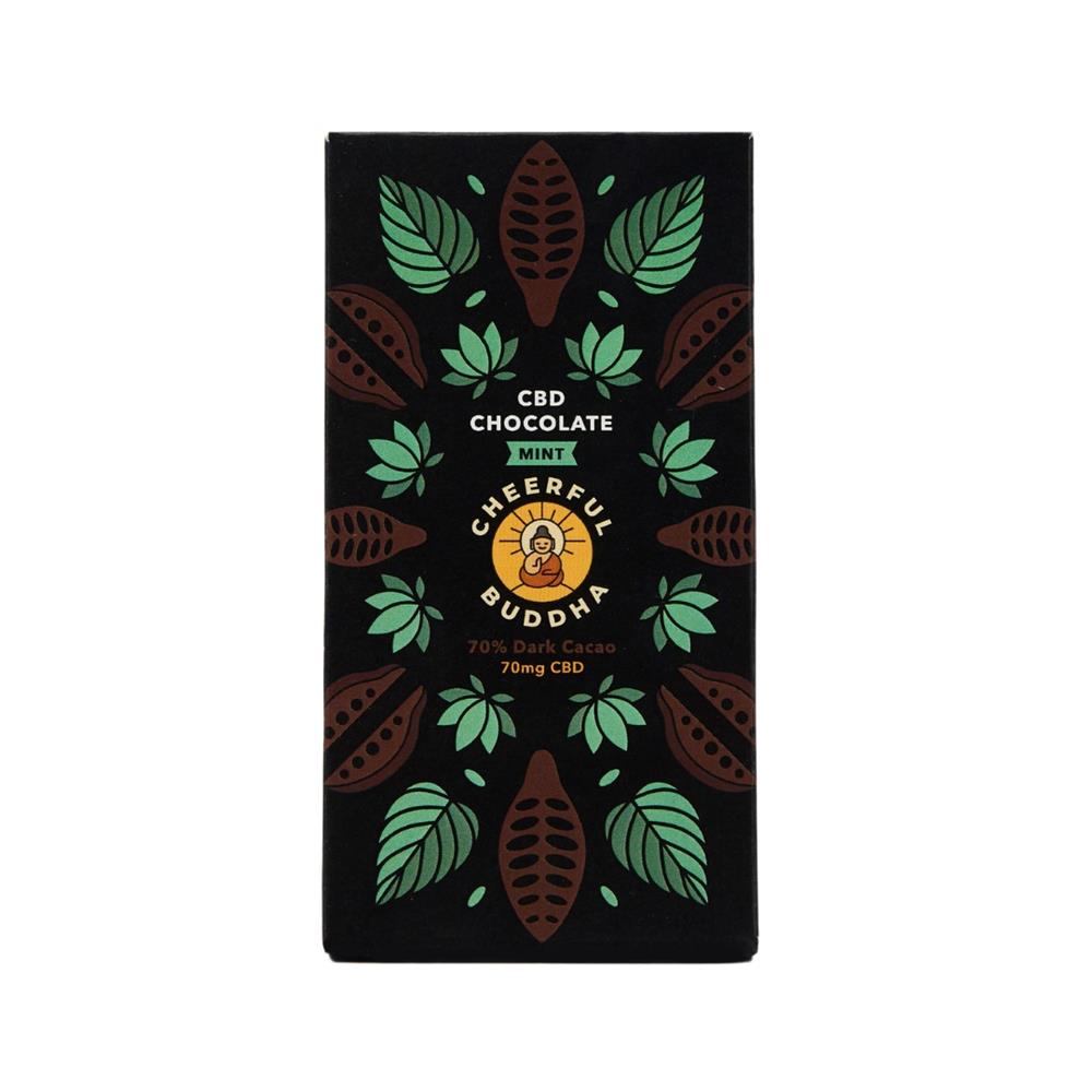 Cheerful Buddha_CBD Infused Chocolate (Mint) - 70g