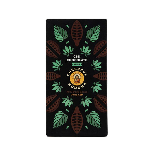 Cheerful Buddha_CBD Infused Chocolate (Mint) - 70g