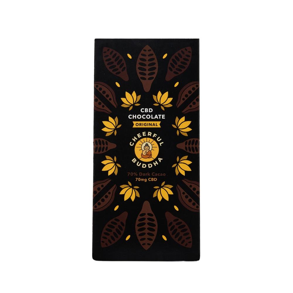 Cheerful Buddha_CBD Infused Chocolate (Plain) - 70g