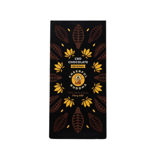Cheerful Buddha_CBD Infused Chocolate (Plain) - 70g