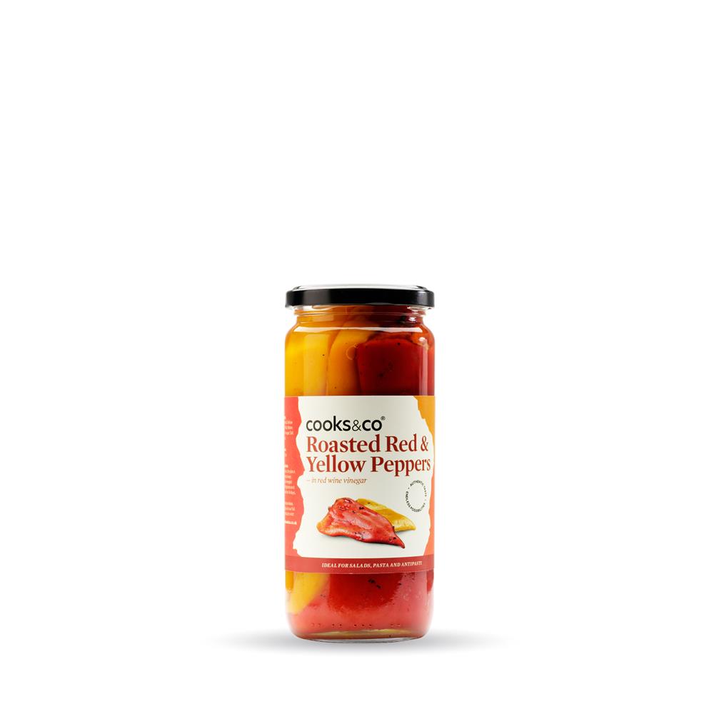 Cooks and Co_Cooks & Co Roasted Red & Yellow Peppers 460g-pack of 2