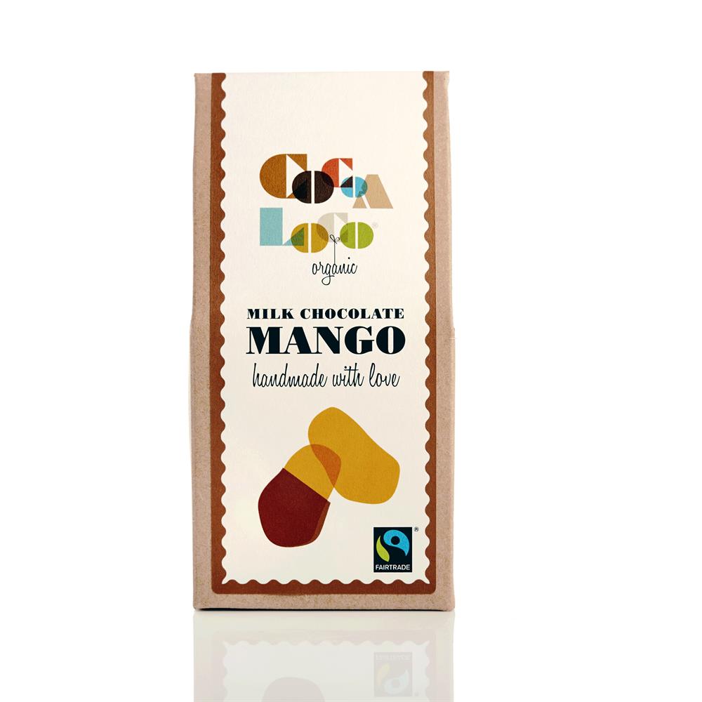 Cocoa Loco_Org Milk Chocolate Mango Bar 100g