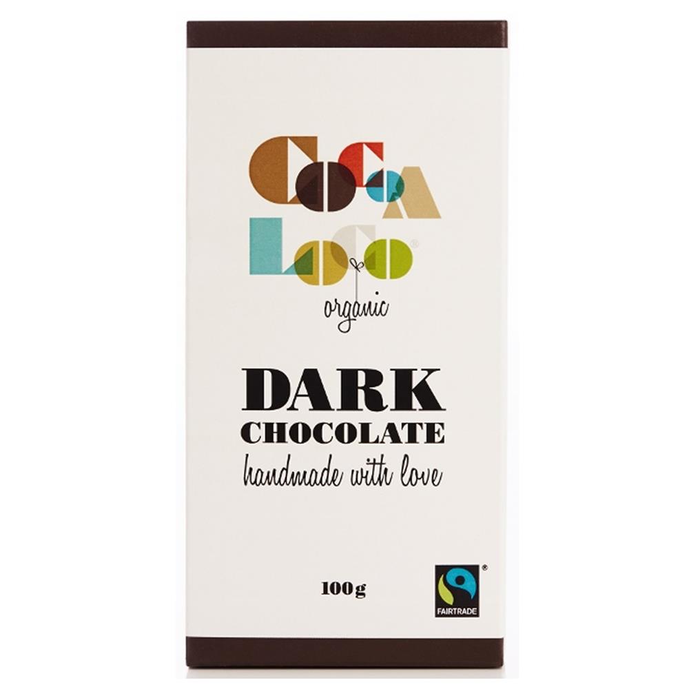 Organic F/T 72% Dark Chocolate Bar 100g