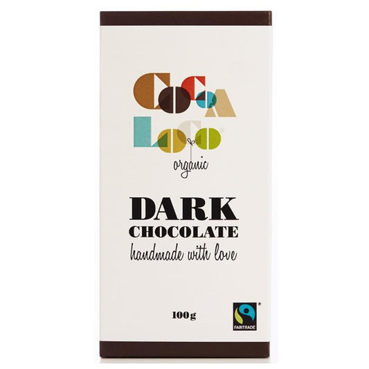Organic F/T 72% Dark Chocolate Bar 100g