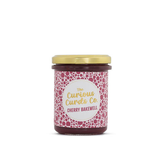 The Curious Curd Co_Cherry Bakewell Curd 210g