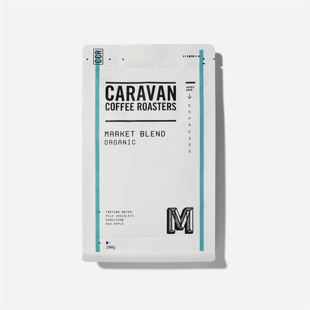 Caravan Coffee Roasters_Organic Market Blend Beans 200g