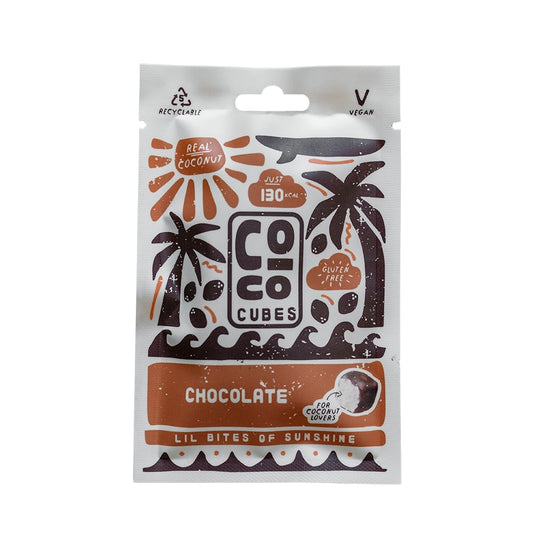 Coco Cubes_Delicious Chocolate Coconut Snack 30g-pack of 12