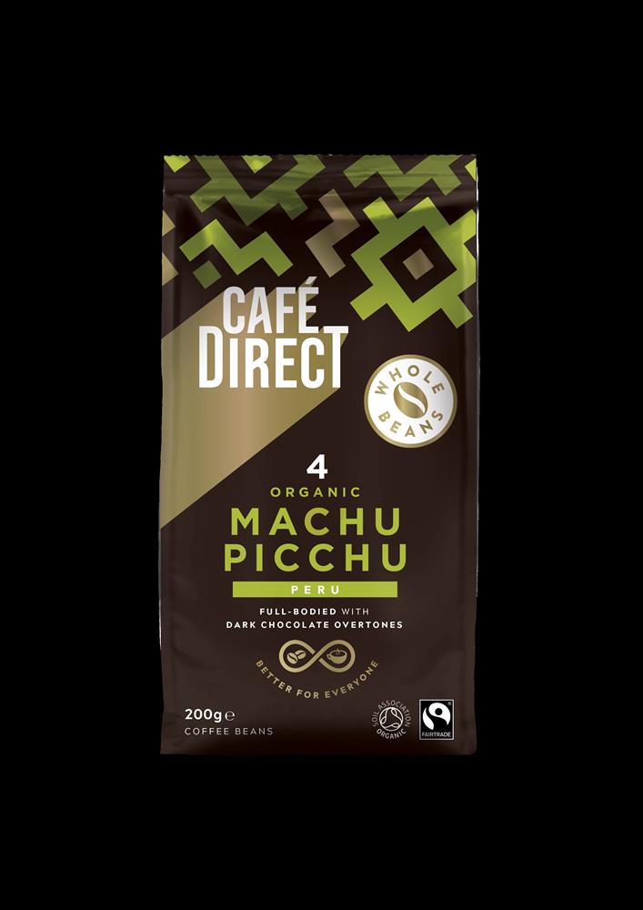 Cafedirect_FT Whole Bean Machu Picchu Organic Coffee 200g