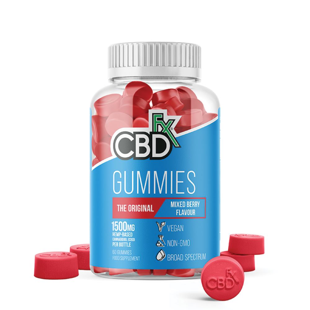 CBDfx_Mixed Berry Gummies (60ct / 1500mg CBD Per Bottle)