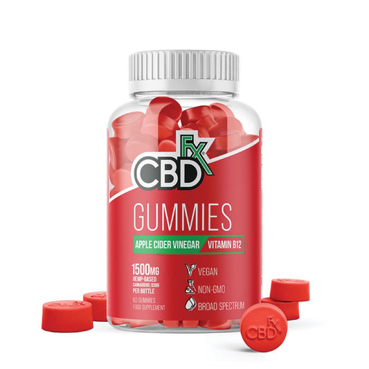 CBDfx_Apple Cider Vinegar Gummies (60ct / 1500mg CBD Per Bottle)