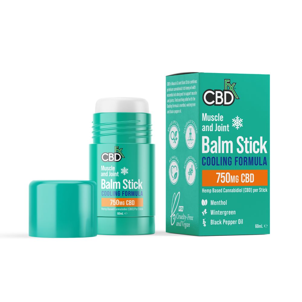 CBDfx_Muscle & Joint CBD Balm Stick Cooling Formula 750mg