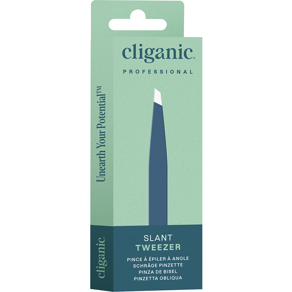 Cliganic Slant Tweezers 2.0 Blue UK