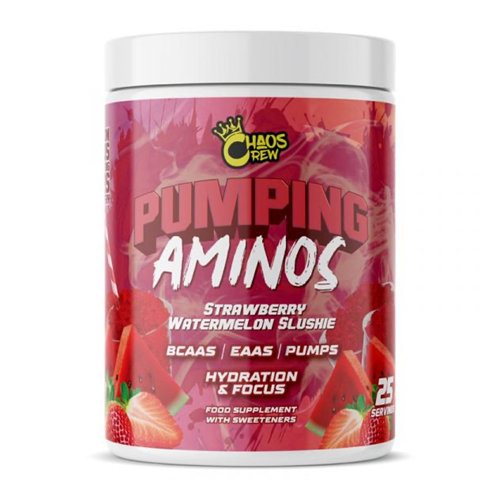 Chaos Crew Pumping Aminos 2.0 325g Blue Raspberry Slushie