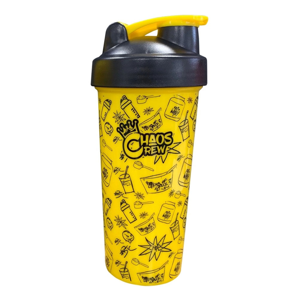 Chaos Crew Graffiti Shaker 600ml Yellow