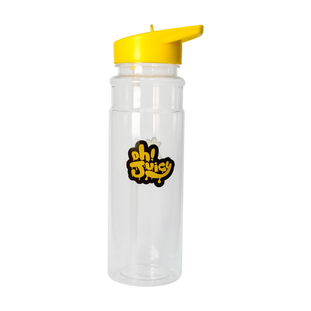 Chaos Crew Juicy Protein Water Bottle 600ml Transparent