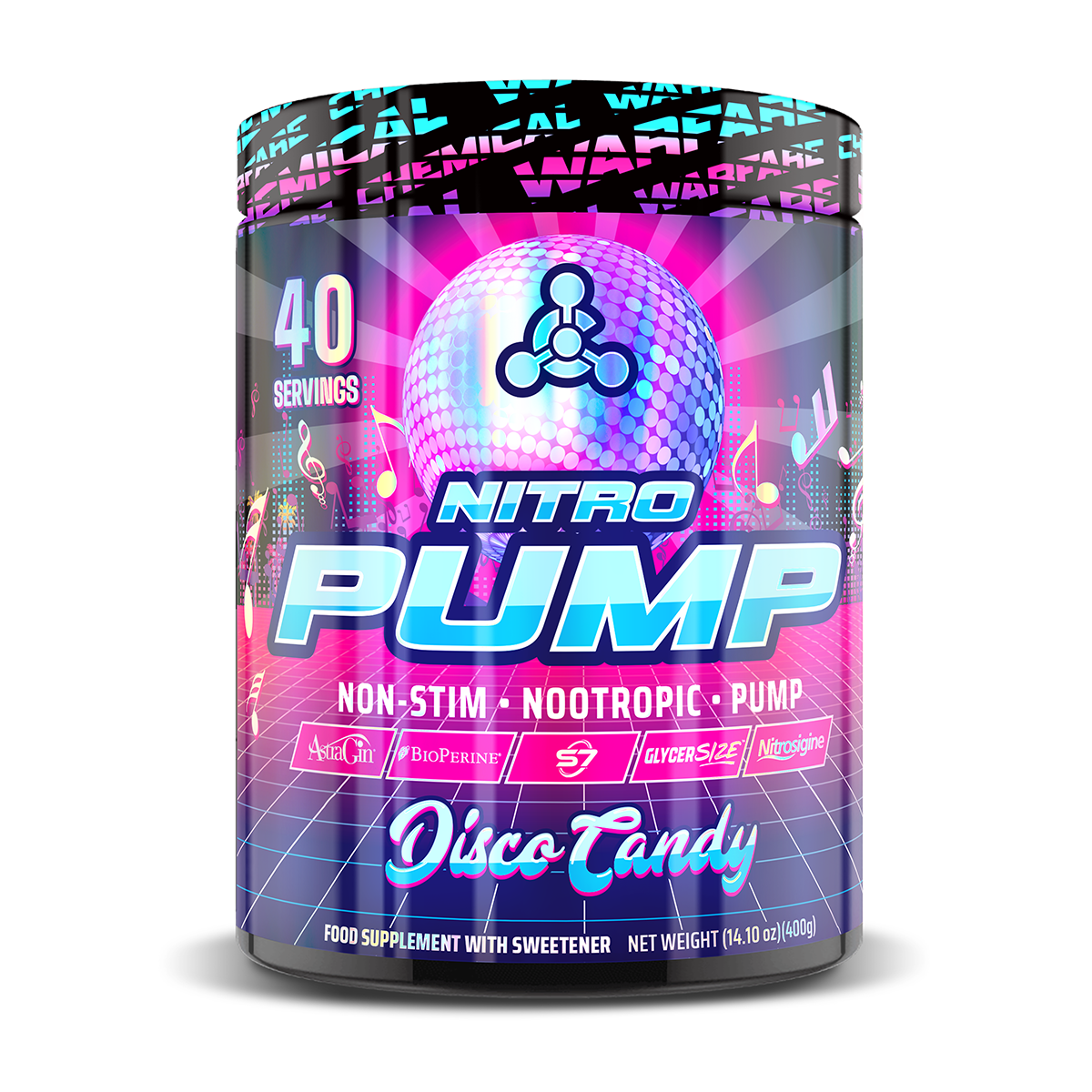 Chemical Warfare Nitro Pump 400g Caribbean Crush
