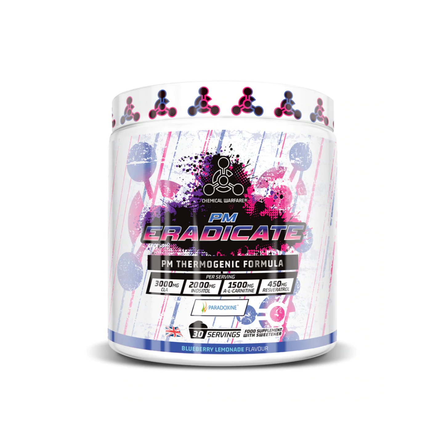 Chemical Warfare PM Eradicate 330g Blue Lemonade