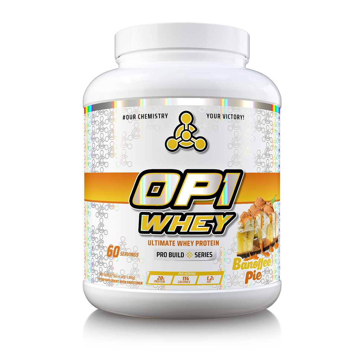 Chemical Warfare OP1 Whey 1.8kg Strawberry Cheesecake