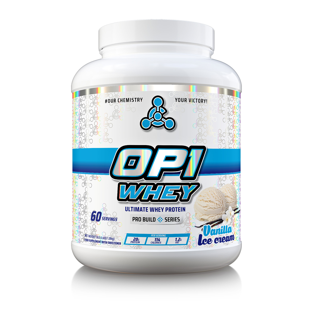 Chemical Warfare OP1 Whey 1.8kg Strawberry Cheesecake