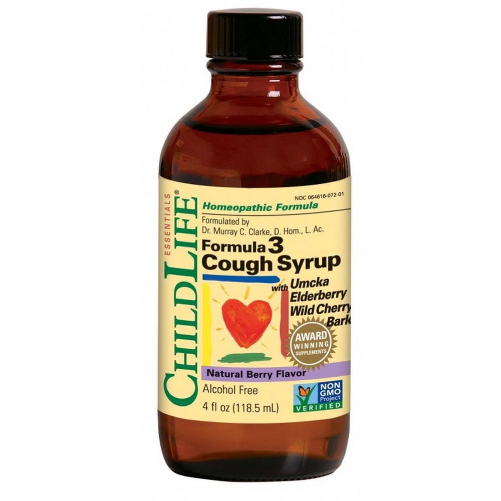 Child Life_ChildLife Essential Formula 3 Cough Syrup Berry 120ml Glass