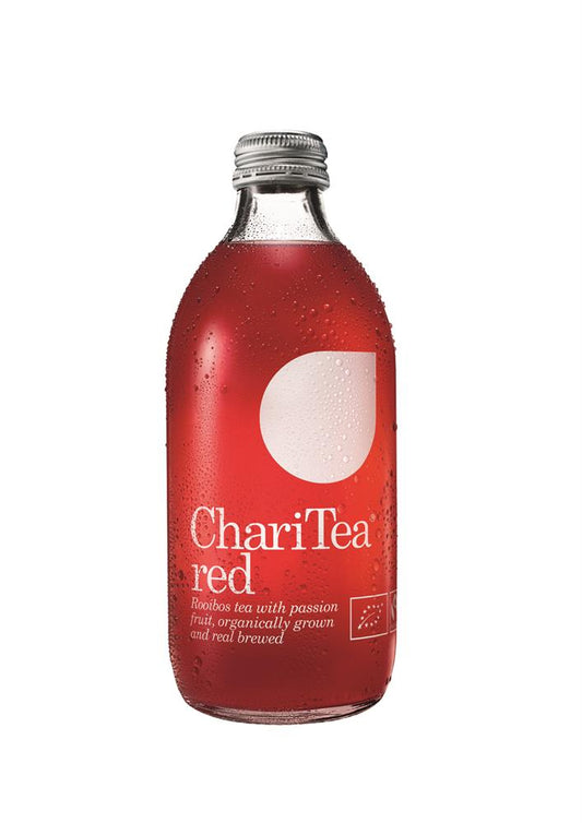 ChariTea_Red Rooibos Organic Iced Tea with Passion Fruit 330ml-pack of 4
