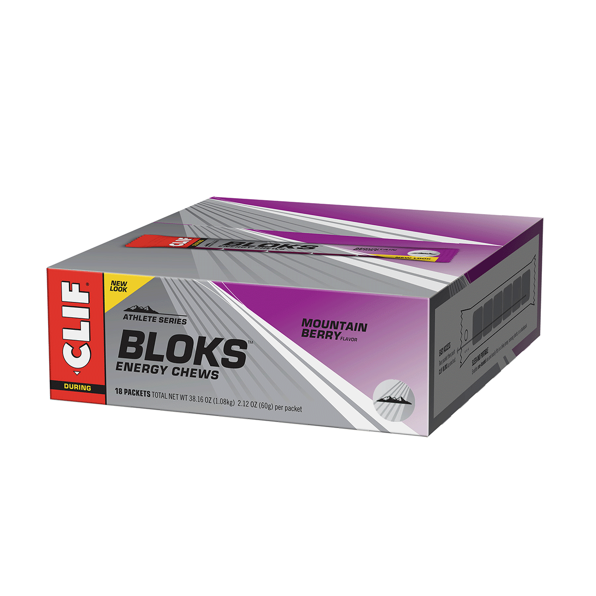 CLIF Bloks Energy Chews 18x60g Black Cherry