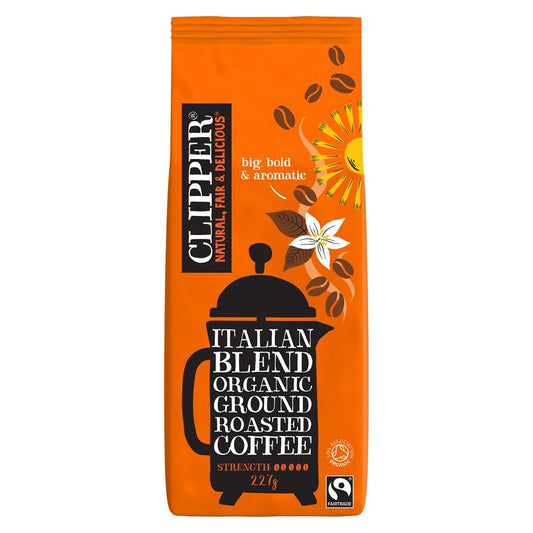 Clipper_Fairtrade Organic Italian Blend Roast & Ground Coffee 227g