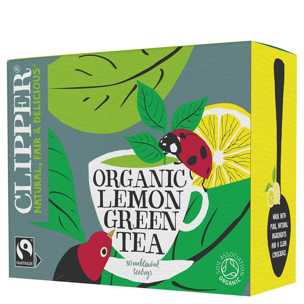 Clipper_Fairtrade & Organic Green & Lemon 80 Tea bags