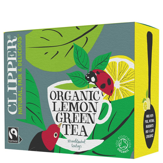 Clipper_Fairtrade & Organic Green & Lemon 80 Tea bags
